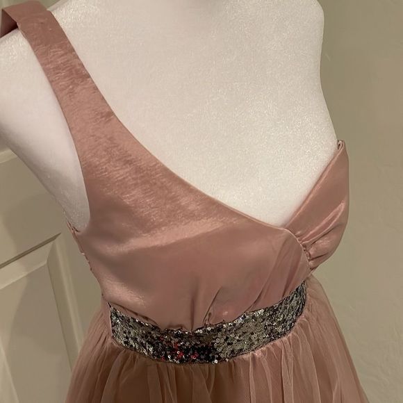 JODI KRISTOPHER Formal Embellished Taffeta Dress in Pink - Picture 5 of 5